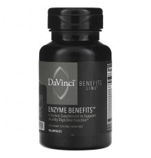 Пищеварительные ферменты DaVinci Laboratories of Vermont, Enzyme Benefits`` 90 капсул
