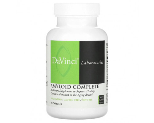 Улучшение памяти и работы мозга Amyloid Complete, 90 Capsules Улучшение памяти и работы мозга Amyloid Complete, 90 Capsules