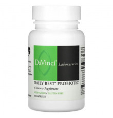 Пребиотики и пробиотики DaVinci Laboratories of Vermont, Daily Best Probiotic, 60 капсул