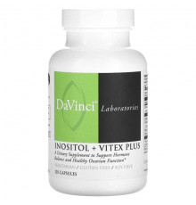 Женское здоровье DaVinci Laboratories of Vermont, Инозитол + витекс плюс, 120 капсул