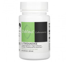 Аминокислоты DaVinci Laboratories of Vermont, L-теанин, 200 мг, 60 капсул