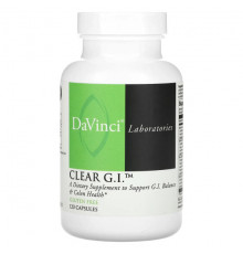 Для пищеварительной системы DaVinci Laboratories of Vermont, Clear GI, 120 капсул