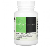 Антиоксиданты DaVinci Laboratories of Vermont, Альфа-липоевая кислота 300, 60 капсул