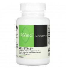 DaVinci Laboratories of Vermont, All-Zyme, 90 Tablets