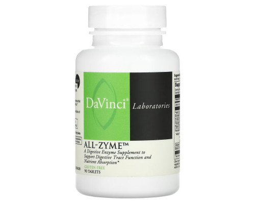DaVinci Laboratories of Vermont, All-Zyme, 90 Tablets DaVinci Laboratories of Vermont, All-Zyme, 90 Tablets