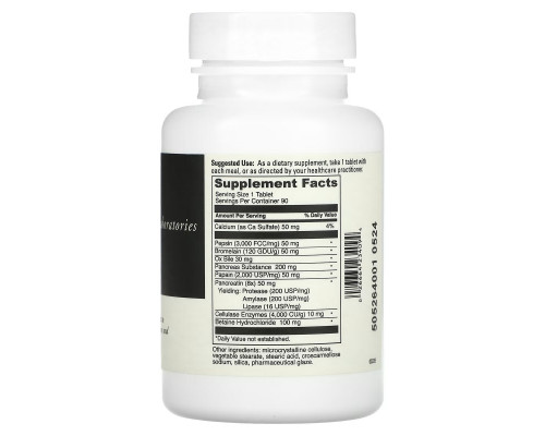 DaVinci Laboratories of Vermont, All-Zyme, 90 Tablets DaVinci Laboratories of Vermont, All-Zyme, 90 Tablets