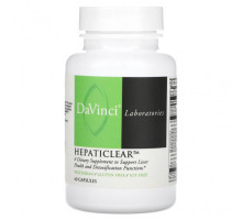 Для здоровья печени DaVinci Laboratories of Vermont, Hepaticlear`` 60 капсул