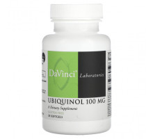 Коэнзим Q10 DaVinci Laboratories of Vermont, Убихинол, 100 мг, 30 мягких таблеток