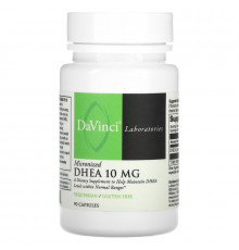 DaVinci Laboratories of Vermont, Micronized DHEA, 10 mg, 90 Capsules