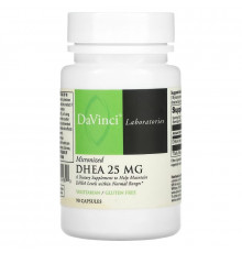 DaVinci Laboratories of Vermont, Micronized DHEA, 25 mg , 90 Capsules