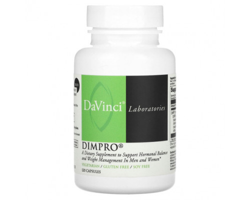 Женское здоровье DaVinci Laboratories of Vermont, DIMPRO`` 120 капсул Женское здоровье DaVinci Laboratories of Vermont, DIMPRO`` 120 капсул
