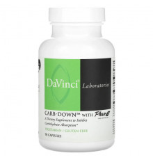 Минералы и микроэлементы DaVinci Laboratories of Vermont, Carb-Down с Phase 2 Carb Controller, 90 капсул