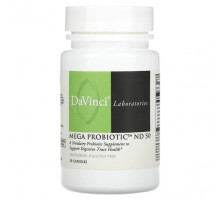 Пребиотики и пробиотики DaVinci Laboratories of Vermont, Mega Probiotic ND 50, 30 капсул