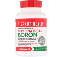 Vibrant Health, Super Natural Boron, 60 растительных капсул