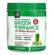 Vibrant Health, Green Vibrance +25 Billion Probiotics, Version 19.1, 5.96 oz (168.9 g)