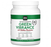 Зелень и зеленые овощи Vibrant Health, Green Vibrance +25 млрд пробиотиков, версия 18.0, 913 г (32,21 унции)