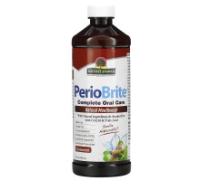 Nature's Answer, PerioBrite, натуральный ополаскиватель для полости рта, корица и мята, 16 жидких унций (480 мл)