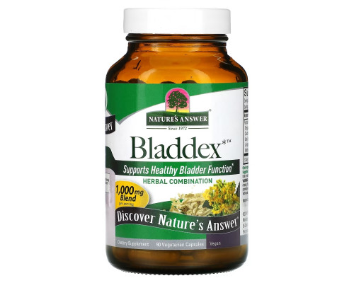 Nature's Answer, Bladdex, 500 mg, 90 Vegetarian Capsules Nature's Answer, Bladdex, 500 mg, 90 Vegetarian Capsules