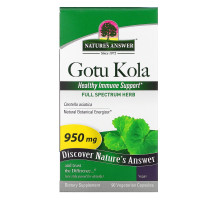 Nature's Answer, Центелла, 950 мг, 90 капсул на растительной основе
