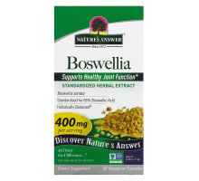 Nature's Answer, Босвеллия (Boswellia), 400 мг, 90 вегетарианских капсул