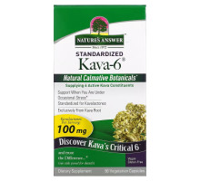 Nature's Answer, Standardized Kava-6 , 90 Vegetarian Capsules