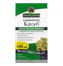 Nature's Answer, Standardized Kava-6 , 90 Vegetarian Capsules
