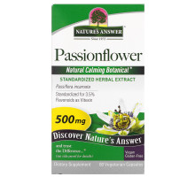 Nature's Answer, Страстоцвет, 500 мг, 60 растительных капсул