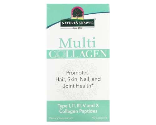 Nature's Answer, Multi Collagen, 90 Capsules Nature's Answer, Multi Collagen, 90 Capsules