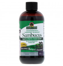 Nature's Answer, Sambucus, Black Elderberry, 12,000 mg, 8 fl oz (240 ml)