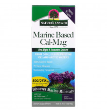 Nature's Answer, Plant Based Cal-Mag, Vanilla Cream Flavor, 16 fl oz (480 ml)
