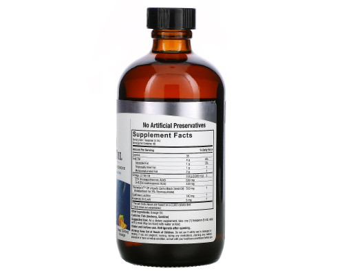 Nature's Answer, Omega-3 with Black Seed Oil, Great Tasting Orange, 8 fl oz (240 ml) Nature's Answer, Omega-3 with Black Seed Oil, Great Tasting Orange, 8 fl oz (240 ml)
