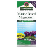 Nature's Answer, Морской магний, ванильный крем, 500 мг, 480 мл (16 жидк. Унций)