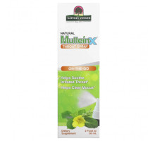 Растительные экстракты и настойки Natural MulleinX Throat Spray, 2 fl oz (60 ml)