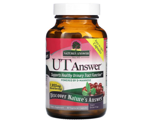 Nature's Answer, UT Answer, 651.66 mg, 90 Vegetarian Capsules Nature's Answer, UT Answer, 651.66 mg, 90 Vegetarian Capsules