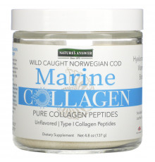 Nature's Answer, Marine Collagen, Wild Caught Norwegian Cod, Unflavored, 4.8 oz (137 g)