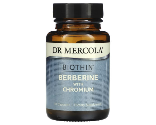 Dr. Mercola, Biothin, Berberine with Chromium, 30 Capsules Dr. Mercola, Biothin, Berberine with Chromium, 30 Capsules