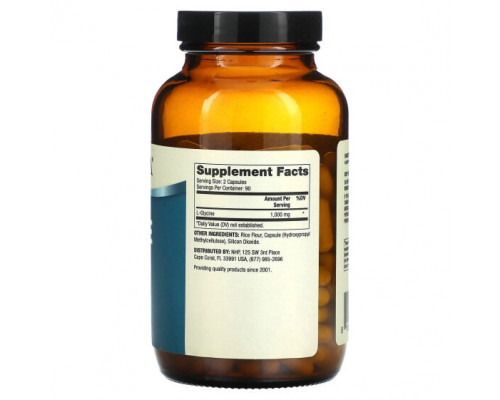Аминокислоты Dr. Mercola, L-глицин, 500 мг, 180 капсул Аминокислоты Dr. Mercola, L-глицин, 500 мг, 180 капсул