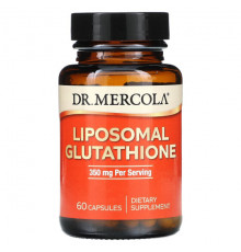 Антиоксиданты Dr. Mercola, Липосомальный глутатион, 175 мг, 60 капсул