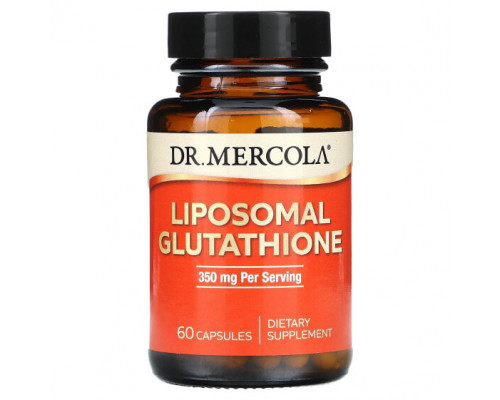 Антиоксиданты Dr. Mercola, Липосомальный глутатион, 175 мг, 60 капсул Антиоксиданты Dr. Mercola, Липосомальный глутатион, 175 мг, 60 капсул