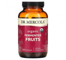 Фрукты и ягоды Organic Fermented Fruits, 180 Capsules