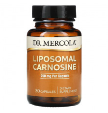 Аминокислоты Dr. Mercola, Липосомальный карнозин, 250 мг, 30 капсул