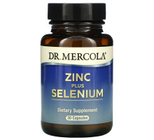 Dr. Mercola, Цинк плюс селен, 30 капсул