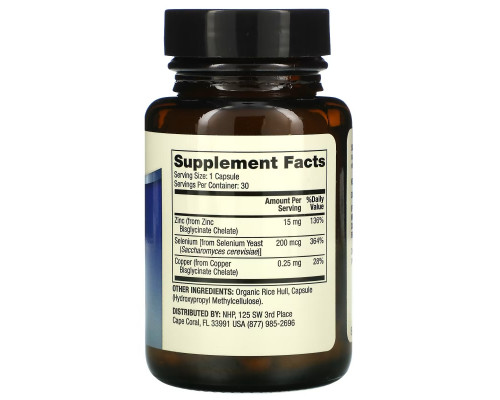 Dr. Mercola, Цинк плюс селен, 30 капсул Dr. Mercola, Цинк плюс селен, 30 капсул