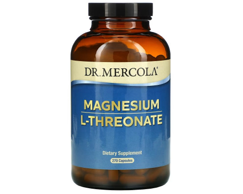 Dr. Mercola, L-треонат магния, 270 капсул Dr. Mercola, L-треонат магния, 270 капсул