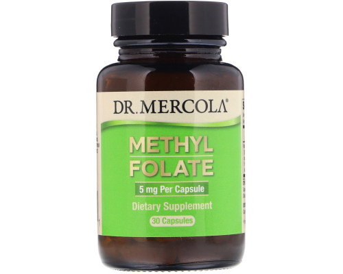 Dr. Mercola, Folate, 5 mg, 30 Capsules Dr. Mercola, Folate, 5 mg, 30 Capsules