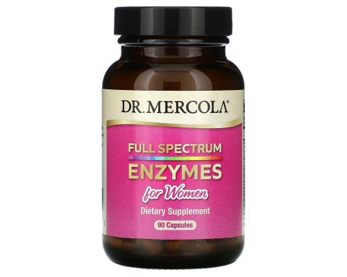 Dr. Mercola, Full Spectrum Enzymes For Women, 90 Capsules Dr. Mercola, Full Spectrum Enzymes For Women, 90 Capsules