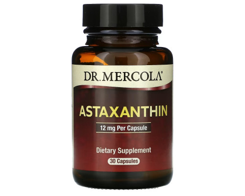 Dr. Mercola, Astaxanthin, 12mg, 30 Capsules Dr. Mercola, Astaxanthin, 12mg, 30 Capsules