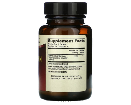 Dr. Mercola, Astaxanthin, 12mg, 30 Capsules Dr. Mercola, Astaxanthin, 12mg, 30 Capsules