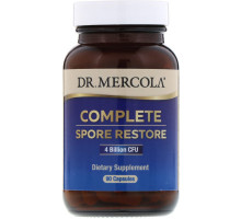 Dr. Mercola, Полное восстановление с помощью спор, 4 млрд КОЕ, 90 капсул