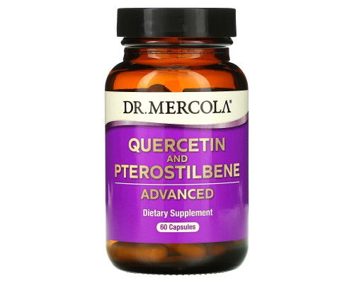 Dr. Mercola, Quercetin and Pterostilbene Advanced, 60 Capsules Dr. Mercola, Quercetin and Pterostilbene Advanced, 60 Capsules